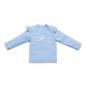 Preview: Bade-T-Shirt langarm ruches Blue Daisies gr. 74/80 | Little Dutch