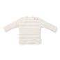 Preview: T-shirt langarm Stripe Sand/White gr. 44 | Little Dutch