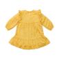 Preview: Kleid langärmlig Warm Yellow Blooming Flower - 80 - Little Farm | Little Dutch