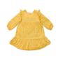 Preview: Kleid langärmlig Warm Yellow Blooming Flower - 80 - Little Farm | Little Dutch