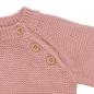Preview: Strick-Strampler Little Pink Flowers, Größe 68 | Little Dutch