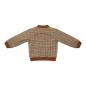Preview: Strickjacke Grün kariert - 74 - Little Farm | Little Dutch