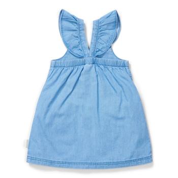 Kleid ärmellos Denim gr. 92 | Little Dutch