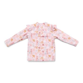 Bade-T-Shirt langarm ruches Ocean Dreams Pink gr. 86/92 | Little Dutch