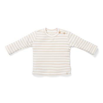 T-shirt langarm Stripe Sand/White gr. 44 | Little Dutch