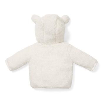 Teddy-Jacke Baby Bunny, Off-White, Größe 92 | Little Dutch