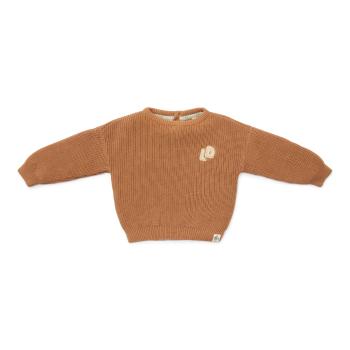 Gestrickter Pullover Braun - 74 - Little Farm | Little Dutch