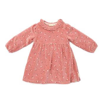 Kleid langärmlig Warm Rose Flowers - 104 - Little Farm | Little Dutch
