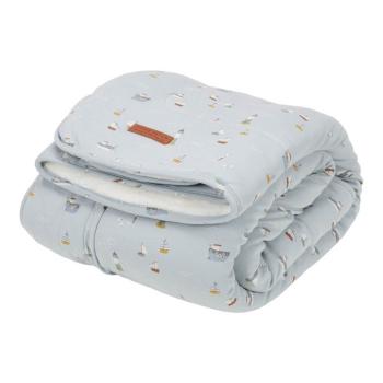 Kinderbettdecke Sailors Bay blau | Little Dutch