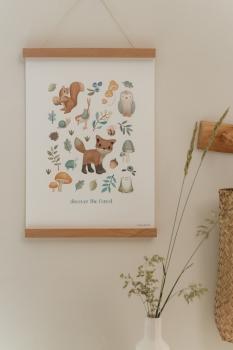 Poster Forest Wonders A3 | Little Dutch
