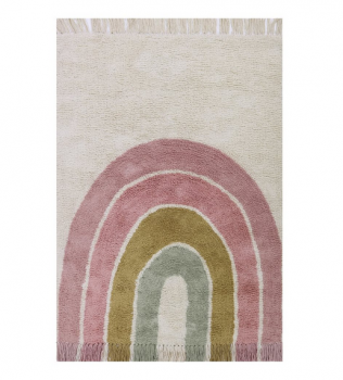 Little Dutch Teppich Rainbow pink 130 x 90 cm
