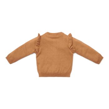 Strickjacke Braun - 74 - Little Farm | Little Dutch