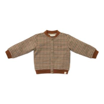 Strickjacke Grün kariert - 74 - Little Farm | Little Dutch