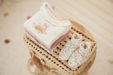 T-shirt langarm Off White gr. 62 | Little Dutch
