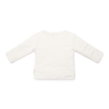 T-shirt wrap langärmlich cremefarben - 44 - Little Farm | Little Dutch