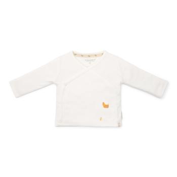 T-shirt wrap langärmlich cremefarben - 74 - Little Farm | Little Dutch