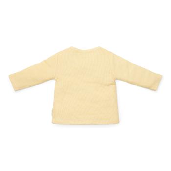 T-shirt wrap langärmlich Warm Yellow kariert - 68 - Little Farm | Little Dutch