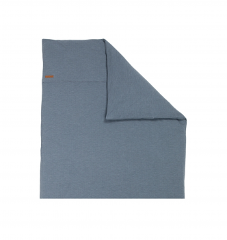 Bezug für Wiegendecke Pure blau | Little Dutch