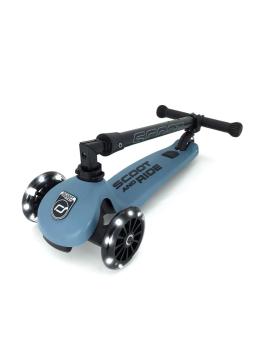Roller Highwaykick 3 LED, Steel Blue | Scoot and Ride