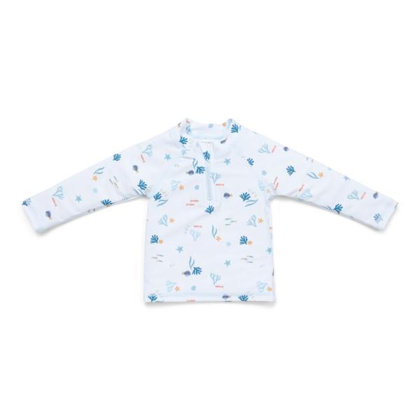 Bade-T-Shirt langarm Ocean Treasures gr. 86/92 | Little Dutch