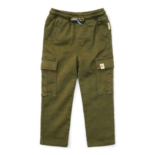 Cargo-Jogginghose Dark Green - 74 - Little Farm | Little Dutch
