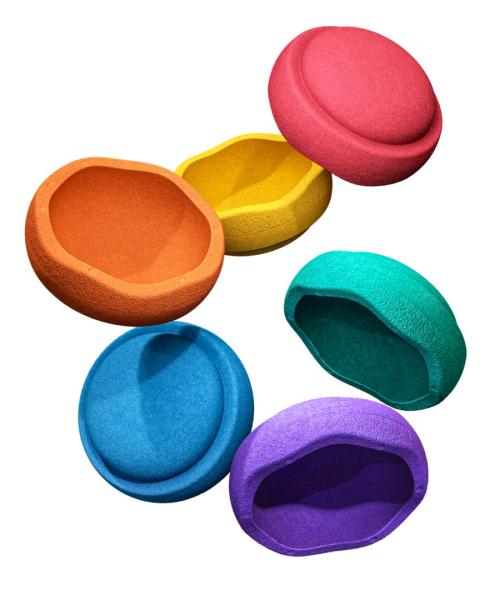 Stapelstein® Original Mini rainbow classic | Stapelstein