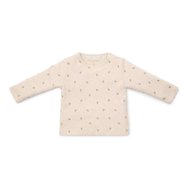 T-shirt langärmlich Green Leaves - 50 - Little Farm | Little Dutch