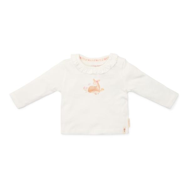 T-shirt langarm Off White gr. 62 | Little Dutch