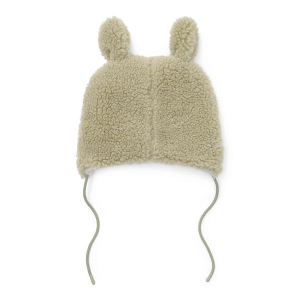 Teddy Mütze Soft Green - 0-3 months - Newborn Winter Teddy | Little Dutch