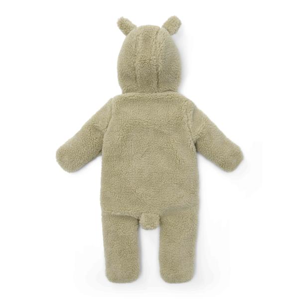 Teddy Strampler Soft Green - 62/68 - Newborn Winter Teddy | Little Dutch