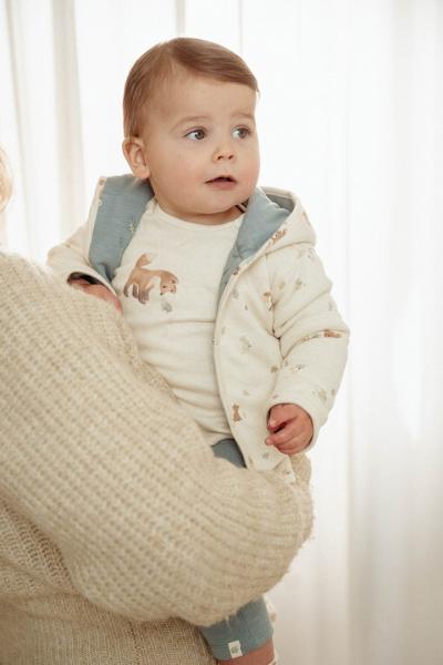 Wendejacke Stone Blue gr. 74 | Little Dutch