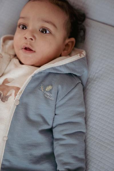 Wendejacke Stone Blue gr. 74 | Little Dutch