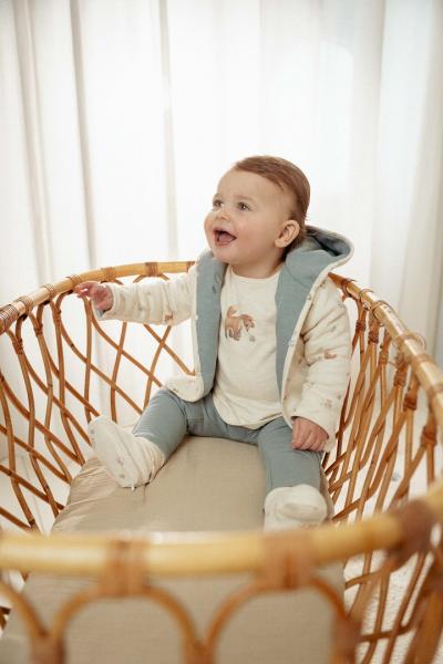 Wendejacke Stone Blue gr. 74 | Little Dutch