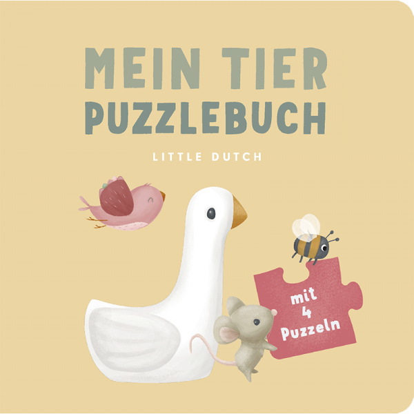 Kinderbuch - Mein Tier Puzzlebuch | Little Dutch