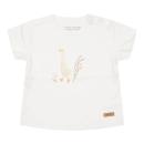 Kurzärmeliges T-Shirt Little Goose Walking White, Größe 68 | Little Dutch